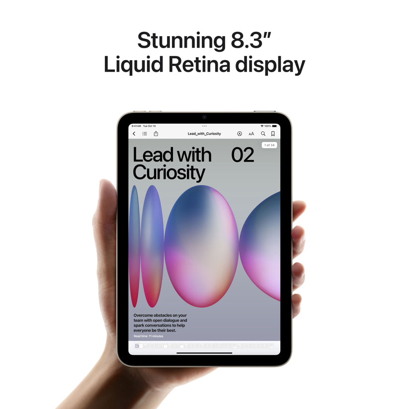 iPad mini (A17 Pro): Wi-Fi, 128 GB - csillagfény - iSTYLE HU