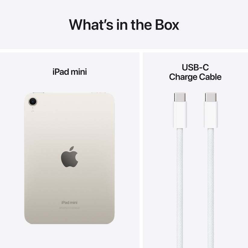 iPad mini (A17 Pro): Wi-Fi, 128 GB - csillagfény - iSTYLE HU