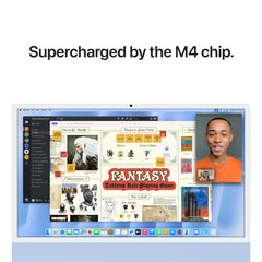 24 hüvelykes iMac Retina 4,5K kijelzővel: Apple M4 chip 8 magos CPU-val és 8 magos GPU-val, 256 GB SSD - kék - iSTYLE HU