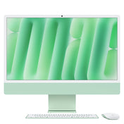 24 hüvelykes iMac Retina 4,5K kijelzővel: Apple M4 chip 8 magos CPU-val és 8 magos GPU-val, 256GB SSD, 24GB RAM, Magic Mouse, Magic Keyboard - magyar - zöld CTO