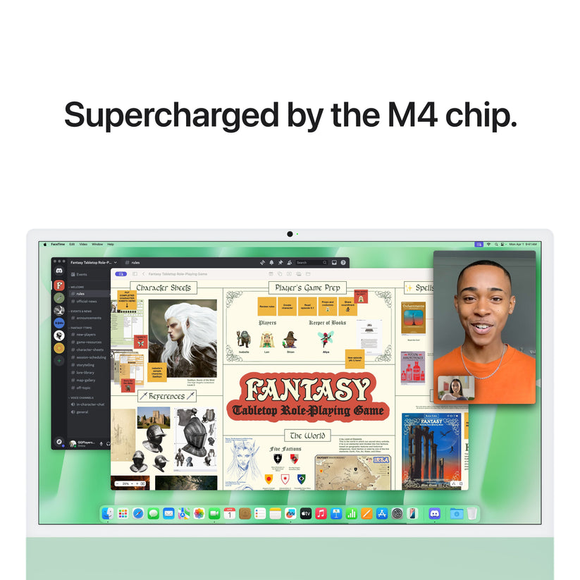 24 hüvelykes iMac Retina 4,5K kijelzővel: Apple M4 chip 8 magos CPU-val és 8 magos GPU-val, 256GB SSD, 16GB RAM, Magic Mouse, Magic Keyboard Touch ID-val és számbillentyűzettel – nemzetközi angol - zöld CTO