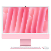 24 hüvelykes iMac Retina 4,5K kijelzővel: Apple M4 chip 8 magos CPU-val és 8 magos GPU-val, 256GB SSD, 16GB RAM, Magic Mouse, Magic Keyboard Touch ID-val és számbillentyűzettel – magyar - rózsaszín CTO