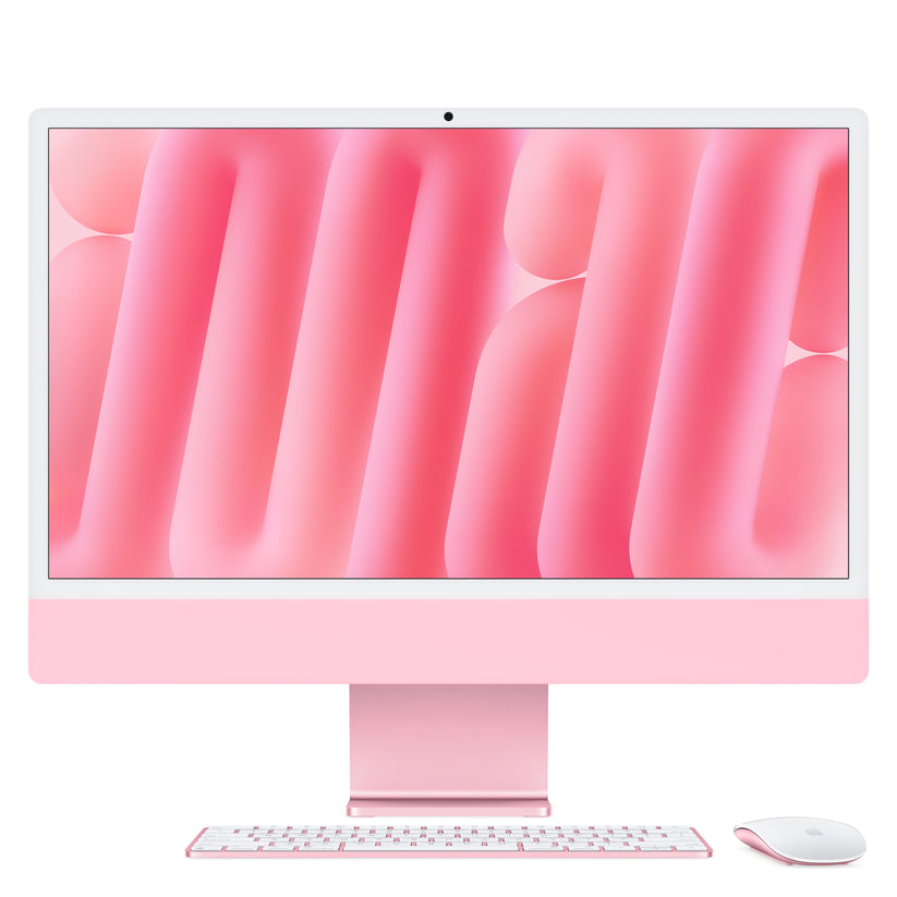 24 hüvelykes iMac Retina 4,5K kijelzővel: Apple M4 chip 8 magos CPU-val és 8 magos GPU-val, 256GB SSD, 16GB RAM, Magic Trackpad, Magic Keyboard - nemzetközi angol - rózsaszín CTO - iSTYLE.hu