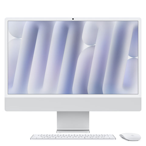 24 hüvelykes iMac Retina 4,5K kijelzővel: Apple M4 chip 8 magos CPU-val és 8 magos GPU-val, 512GB SSD, 24GB RAM, Magic Trackpad, Magic Keyboard - magyar - ezüst CTO