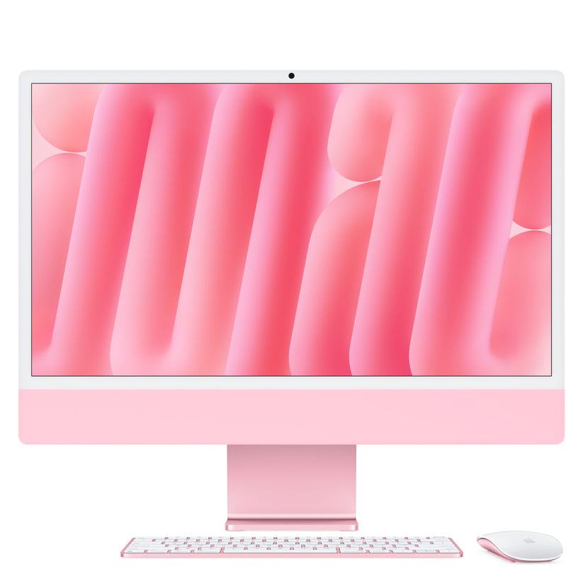 24 hüvelykes iMac Retina 4,5K kijelzővel: Apple M4 chip 10 magos CPU-val és 10 magos GPU-val, 512GB SSD, 32GB RAM, Magic Mouse, Magic Keyboard Touch ID-val és számbillentyűzettel – nemzetközi angol - rózsaszín CTO