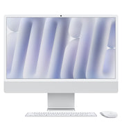 24 hüvelykes iMac Retina 4,5K kijelzővel: Apple M4 chip 10 magos CPU-val és 10 magos GPU-val, 256 GB SSD , Nano textúrájú üveg - Ezüst - iSTYLE HU