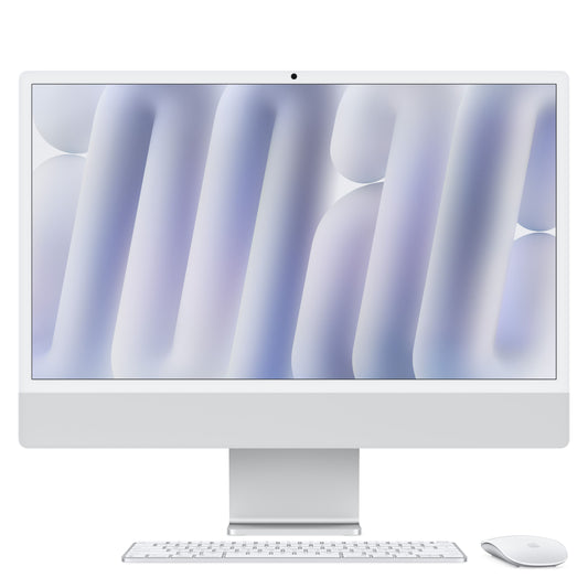 24 hüvelykes iMac Retina 4,5K kijelzővel: Apple M4 chip 10 magos CPU-val és 10 magos GPU-val, 256 GB SSD , Nano textúrájú üveg - Ezüst - iSTYLE HU