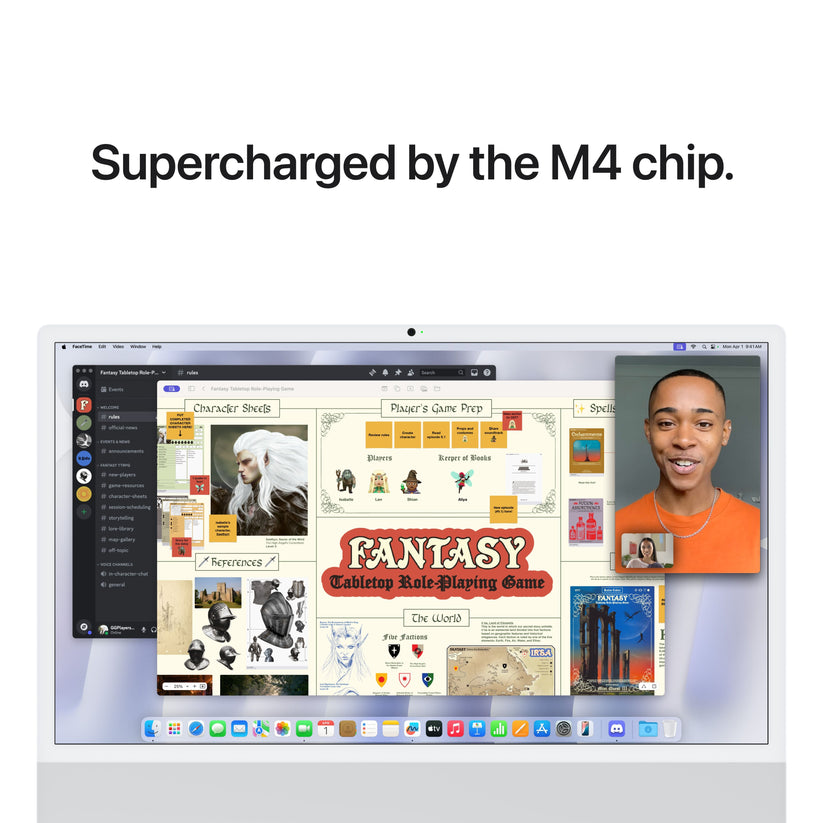 24 hüvelykes iMac Retina 4,5K kijelzővel: Apple M4 chip 10 magos CPU-val és 10 magos GPU-val, 512GB SSD, 24GB RAM, Nano-texturált üveg, Magic Trackpad, Magic Keyboard Touch ID-val és számbillentyűzettel – magyar - ezüst CTO