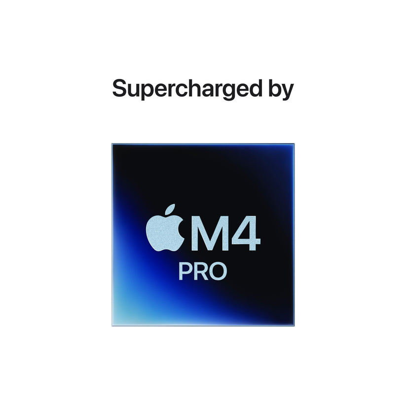 Mac mini: Apple M4 Pro chip 14 magos CPU-val és 20 magos GPU-val, 1TB SSD, 24GB RAM - ezüst CTO