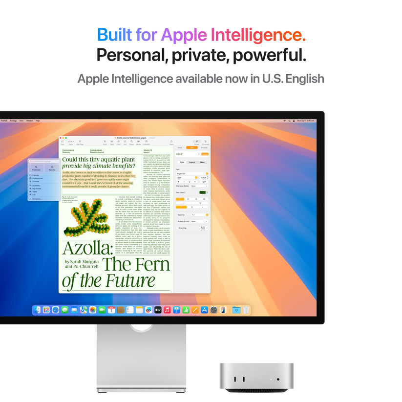 Mac mini: Apple M4 Pro chip 14 magos CPU-val és 20 magos GPU-val, 512GB SSD, 24GB RAM - ezüst CTO