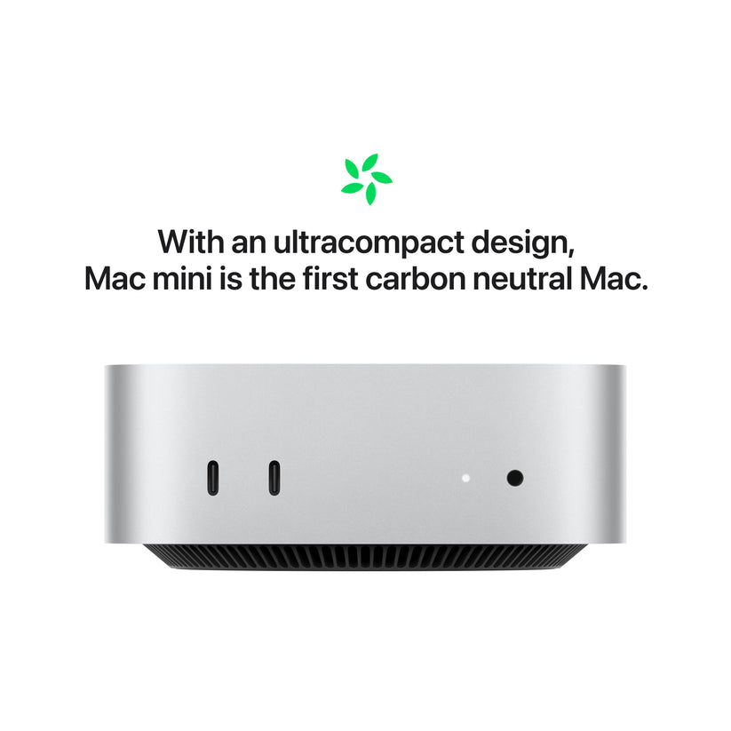 Mac mini: Apple M4 chip 10 magos CPU-val és 10 magos GPU-val, 256 GB SSD - ezüst - iSTYLE HU
