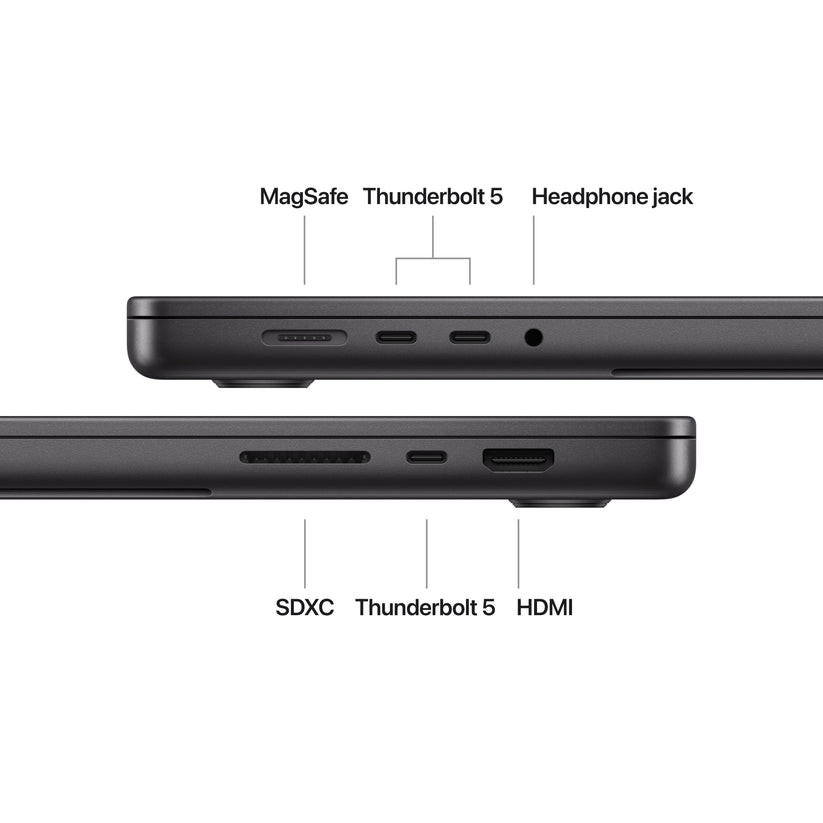 16 hüvelykes MacBook Pro: Apple M4 Max chip 16 magos CPU-val és 40 magos GPU-val, 1 TB SSD - asztrofekete - iSTYLE HU