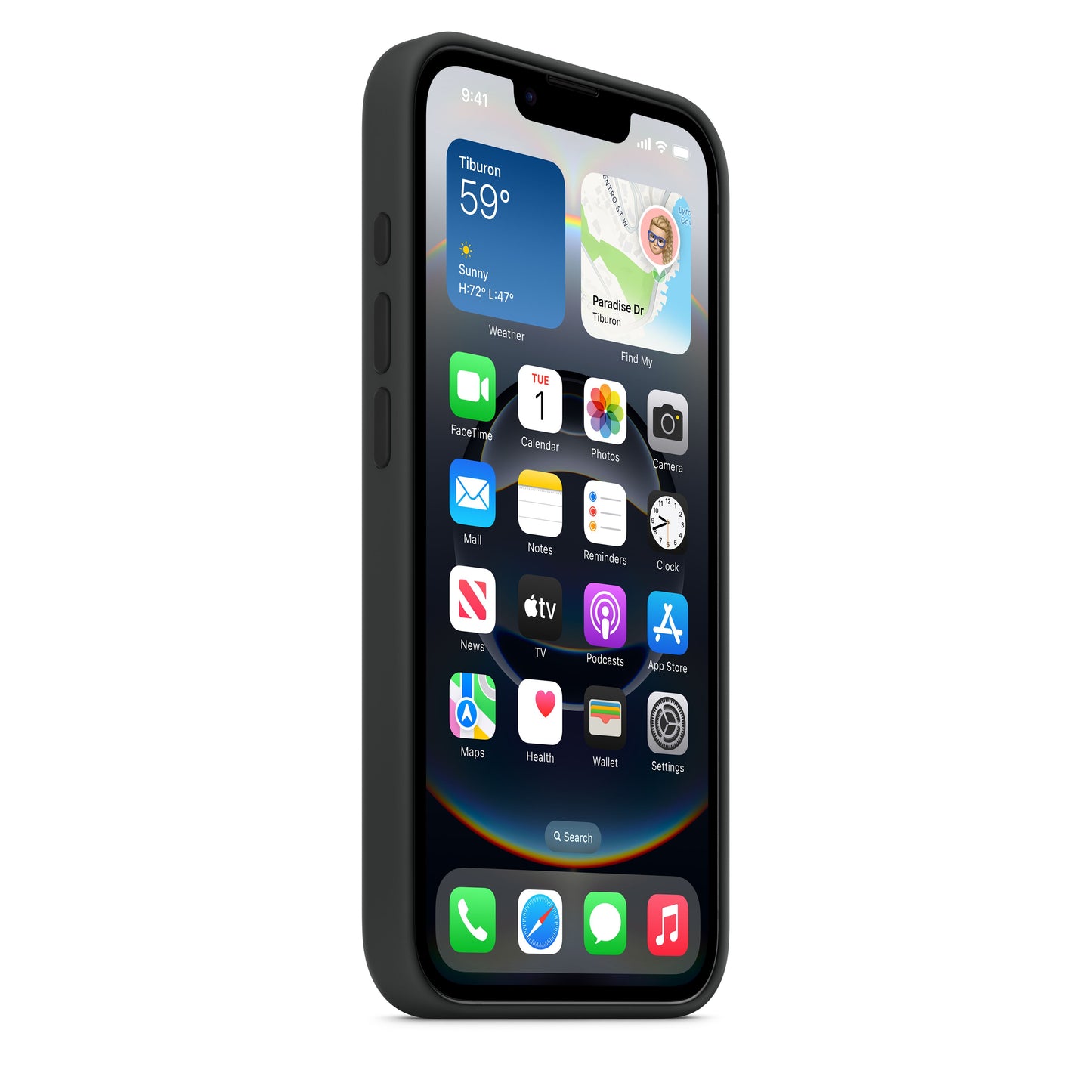 iPhone 16e szilikon tok– fekete - iSTYLE HU