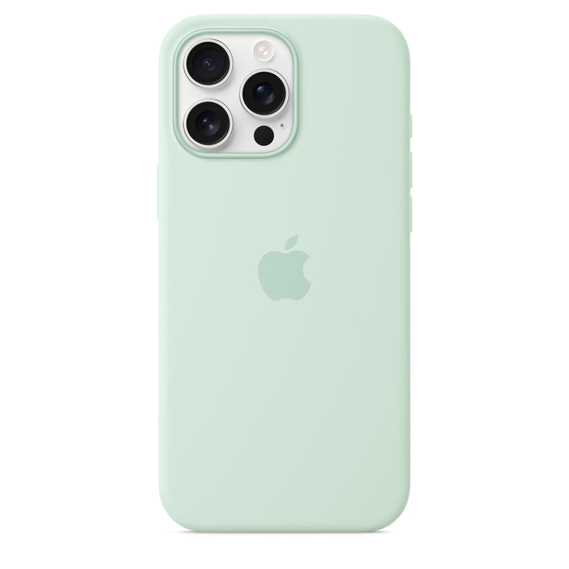 iPhone 16 Pro Max MagSafe–rögzítésű szilikontok – akvamarin - iSTYLE HU