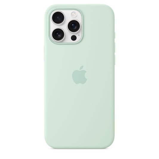 iPhone 16 Pro Max MagSafe–rögzítésű szilikontok – akvamarin - iSTYLE HU