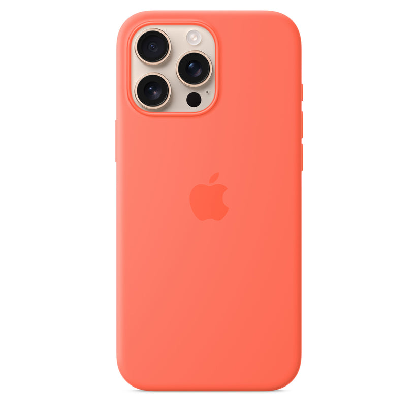iPhone 16 Pro Max MagSafe–rögzítésű szilikontok – mandarin - iSTYLE HU