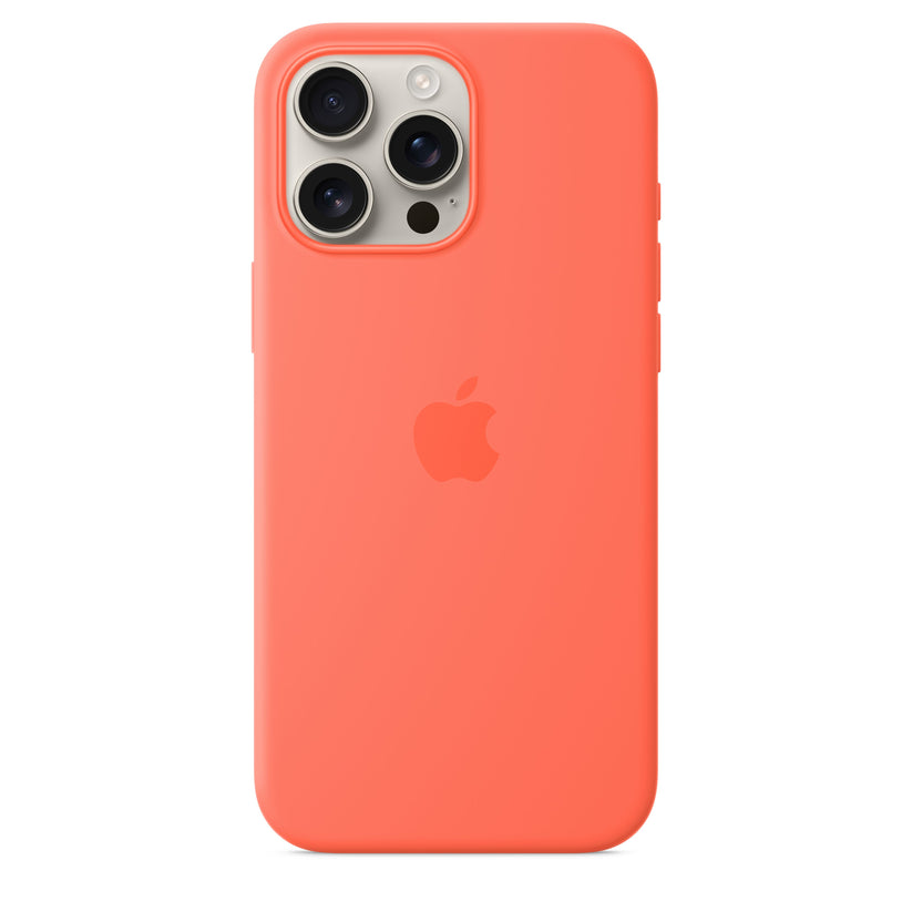 iPhone 16 Pro Max MagSafe–rögzítésű szilikontok – mandarin - iSTYLE HU