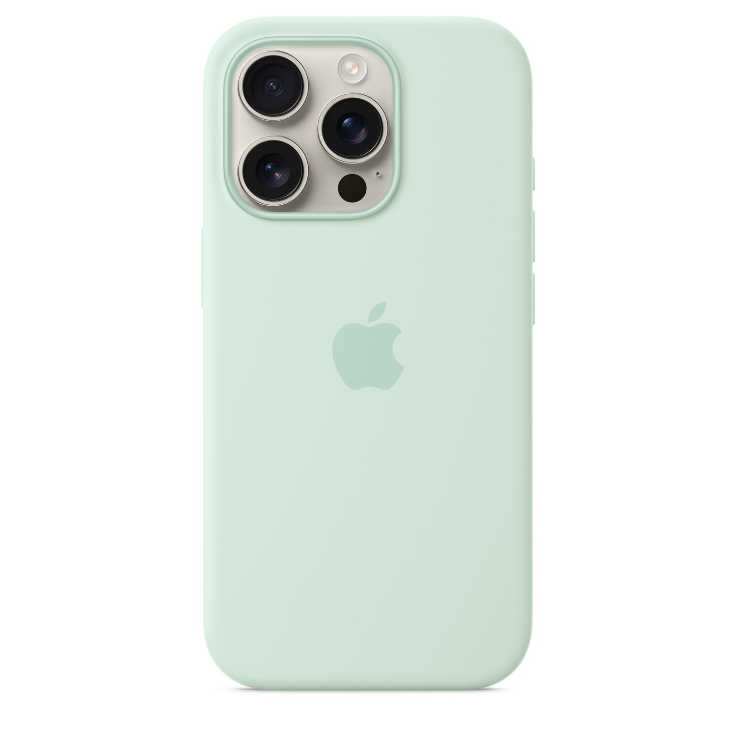 iPhone 16 Pro MagSafe–rögzítésű szilikontok – akvamarin - iSTYLE HU