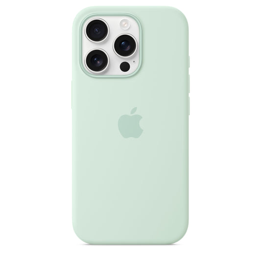 iPhone 16 Pro MagSafe–rögzítésű szilikontok – akvamarin - iSTYLE HU