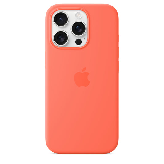 iPhone 16 Pro MagSafe–rögzítésű szilikontok – mandarin - iSTYLE HU