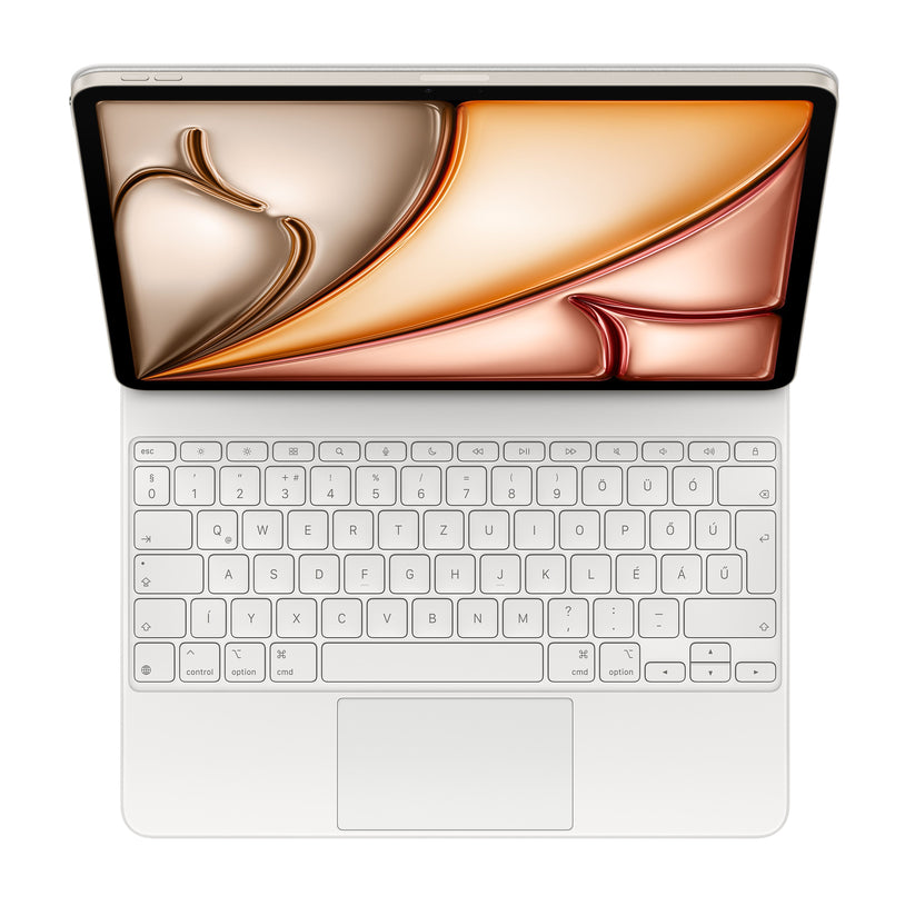 Magic Keyboard 13 hüvelykes iPad Airhez (M3) – Hungarian – fehér - iSTYLE HU