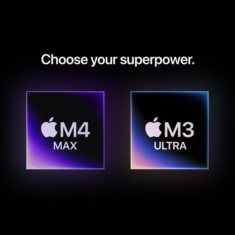 Mac Studio: Apple M4 Max chip 16 magos CPU-val és 40 magos GPU-val, 8TB SSD, 64GB RAM - ezüst CTO