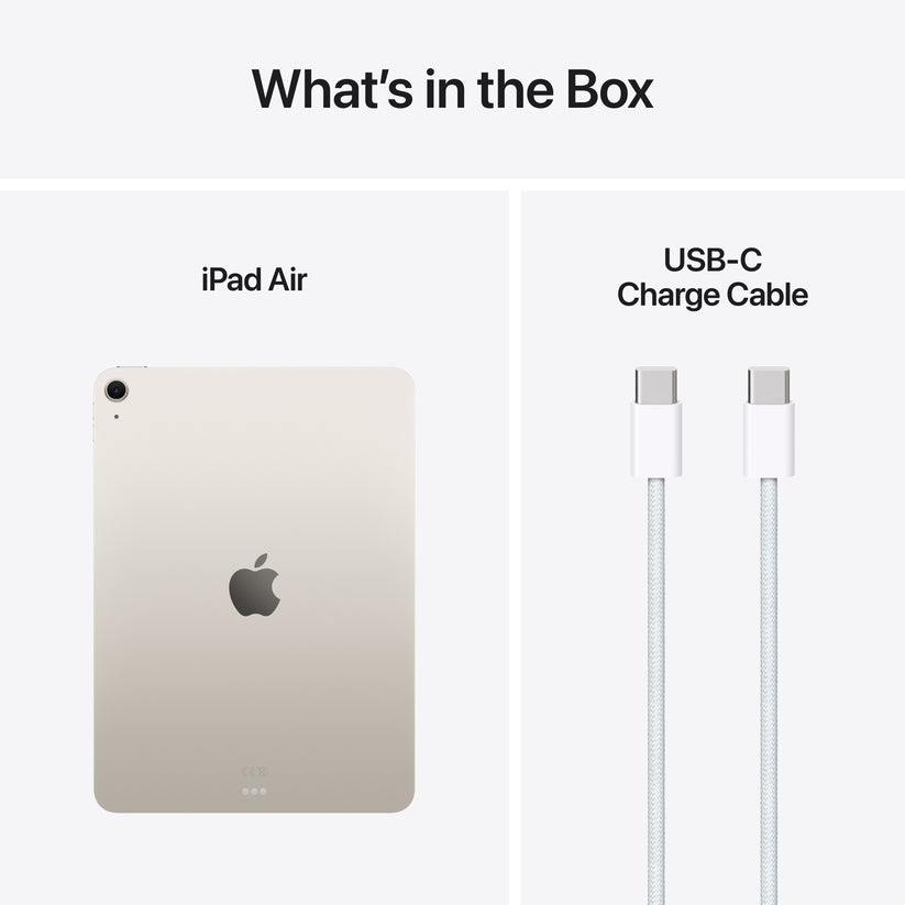iPad Air 11 (M3): Wi-Fi, 1 TB - csillagfény - iSTYLE HU