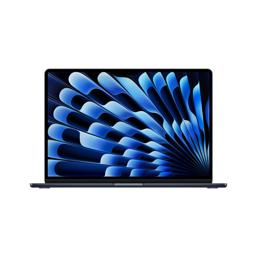 15 hüvelykes MacBook Air: Apple M4 chip 10 magos CPU-val és 10 magos GPU-val, 256GB SSD, 32GB RAM, Háttér-világítású Magic Keyboard Touch ID-val – magyar - éjfekete CTO
