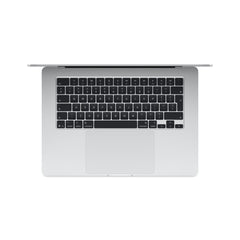 15 hüvelykes MacBook Air: Apple M4 chip 10 magos CPU-val és 10 magos GPU-val, 512GB SSD, 16GB RAM, Háttér-világítású Magic Keyboard Touch ID-val – nemzetközi angol - ezüst CTO