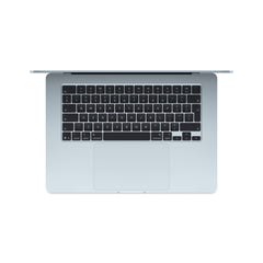 15 hüvelykes MacBook Air: Apple M4 chip 10 magos CPU-val és 10 magos GPU-val, 1TB SSD, 16GB RAM, Háttér-világítású Magic Keyboard Touch ID-val – nemzetközi angol - égkék CTO