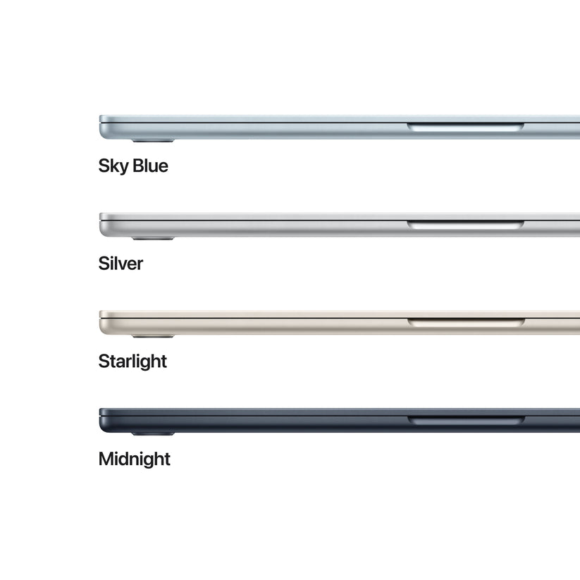 15 hüvelykes MacBook Air: Apple M4 chip 10 magos CPU-val és 10 magos GPU-val, 256 GB SSD - égkék - iSTYLE HU
