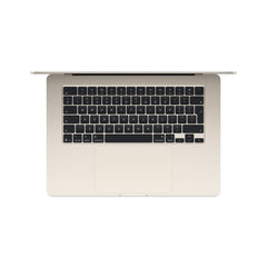 15 hüvelykes MacBook Air: Apple M4 chip 10 magos CPU-val és 10 magos GPU-val, 256GB SSD, 24GB RAM, Háttér-világítású Magic Keyboard Touch ID-val – nemzetközi angol - csillagfény CTO