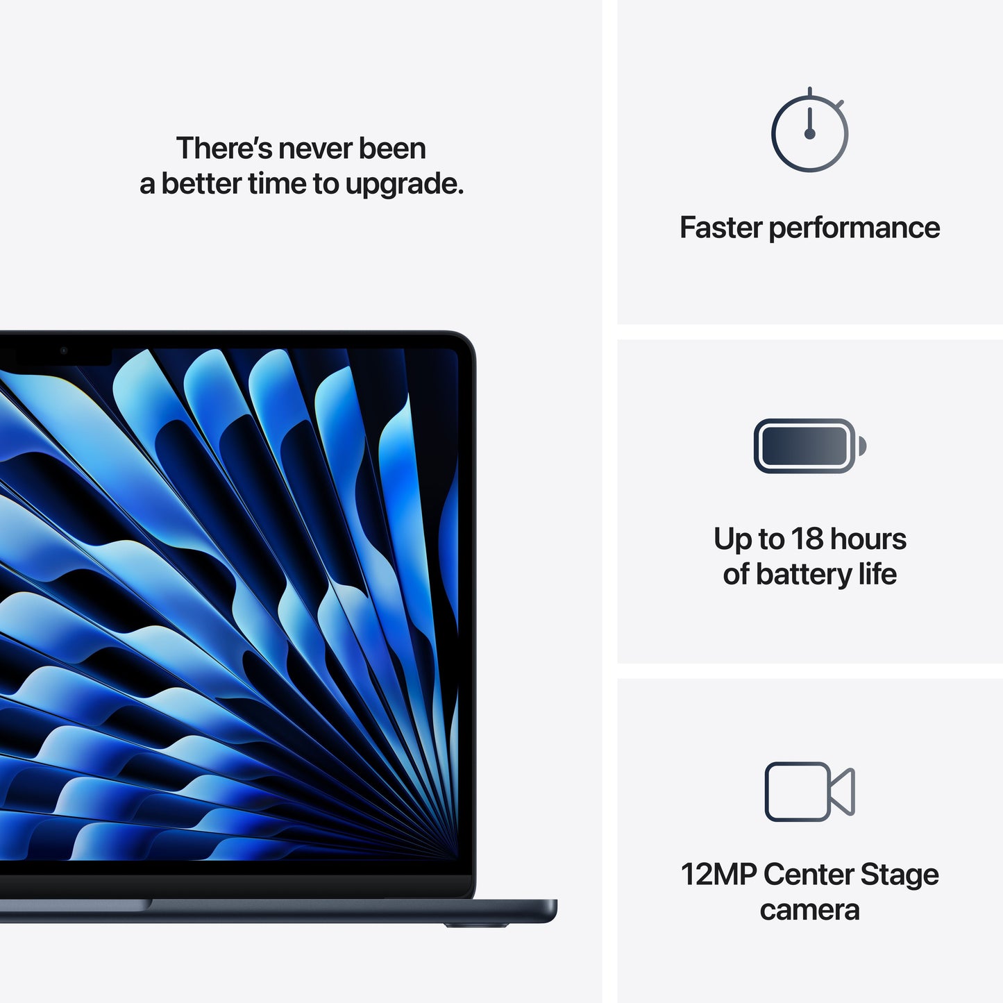 13 hüvelykes MacBook Air: Apple M4 chip 10 magos CPU-val és 10 magos GPU-val, 256GB SSD, 24GB RAM, Háttér-világítású Magic Keyboard Touch ID-val – nemzetközi angol - éjfekete CTO - iSTYLE.hu