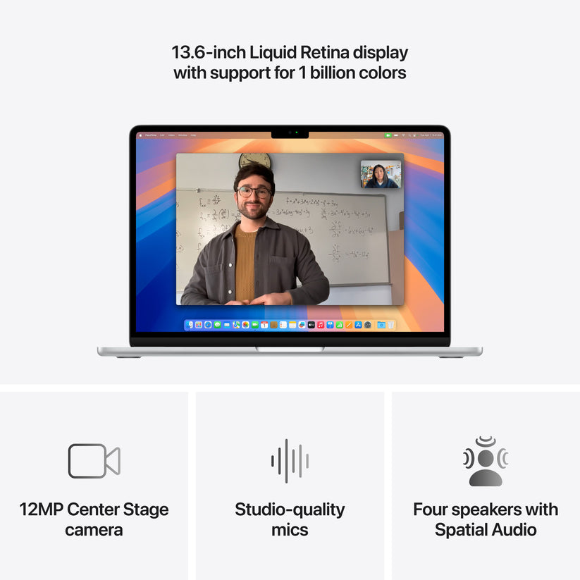 13 hüvelykes MacBook Air: Apple M4 chip 10 magos CPU-val és 10 magos GPU-val, 512 GB SSD - ezüst - iSTYLE HU