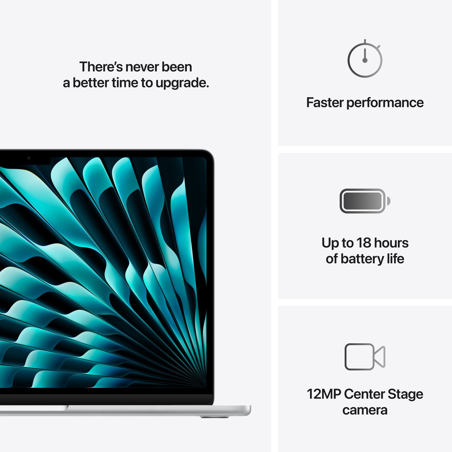13 hüvelykes MacBook Air: Apple M4 chip 10 magos CPU-val és 10 magos GPU-val, 512 GB SSD - ezüst - iSTYLE HU