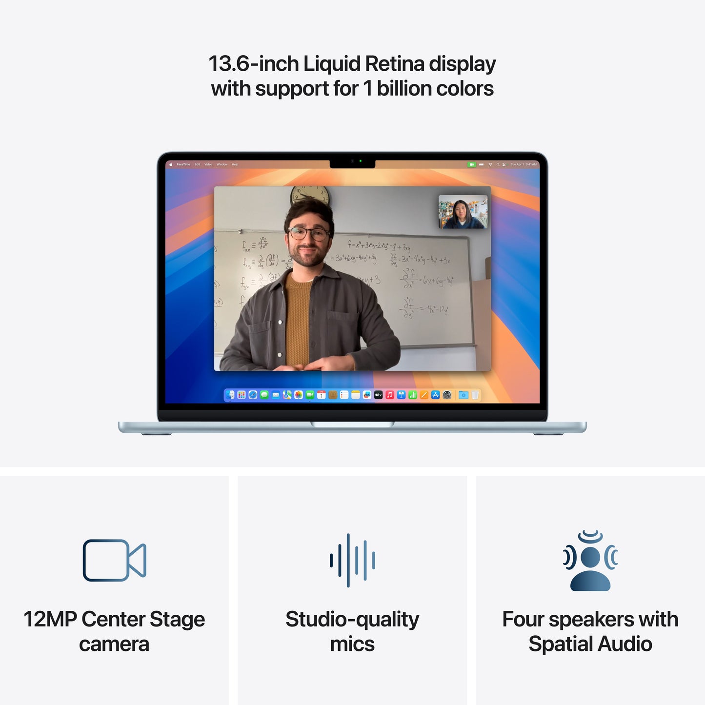 13 hüvelykes MacBook Air: Apple M4 chip 10 magos CPU-val és 8 magos GPU-val, 256 GB SSD - égkék - iSTYLE HU