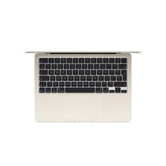 13 hüvelykes MacBook Air: Apple M4 chip 10 magos CPU-val és 10 magos GPU-val, 512GB SSD, 32GB RAM, Háttér-világítású Magic Keyboard Touch ID-val – nemzetközi angol - csillagfény CTO
