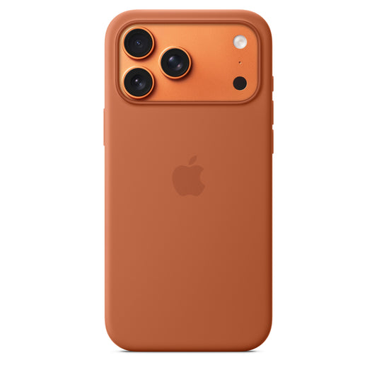 MagSafe-rögzítésű iPhone 17 Pro Max-szilikontok – terrakotta - iSTYLE HU