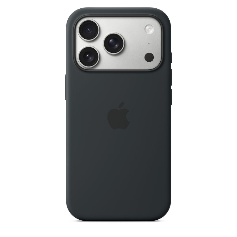 MagSafe-rögzítésű iPhone 17 Pro-szilikontok – fekete - iSTYLE HU