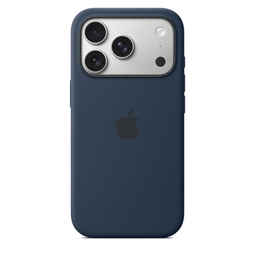 MagSafe-rögzítésű iPhone 17 Pro-szilikontok – éjfekete - iSTYLE HU