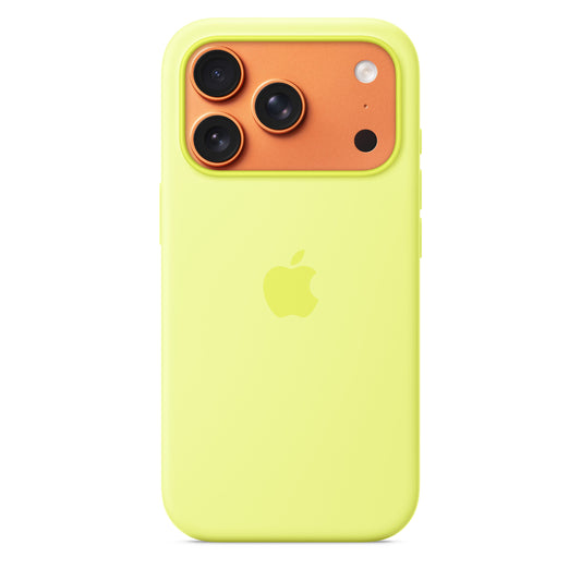 MagSafe-rögzítésű iPhone 17 Pro-szilikontok – neonsárga - iSTYLE HU