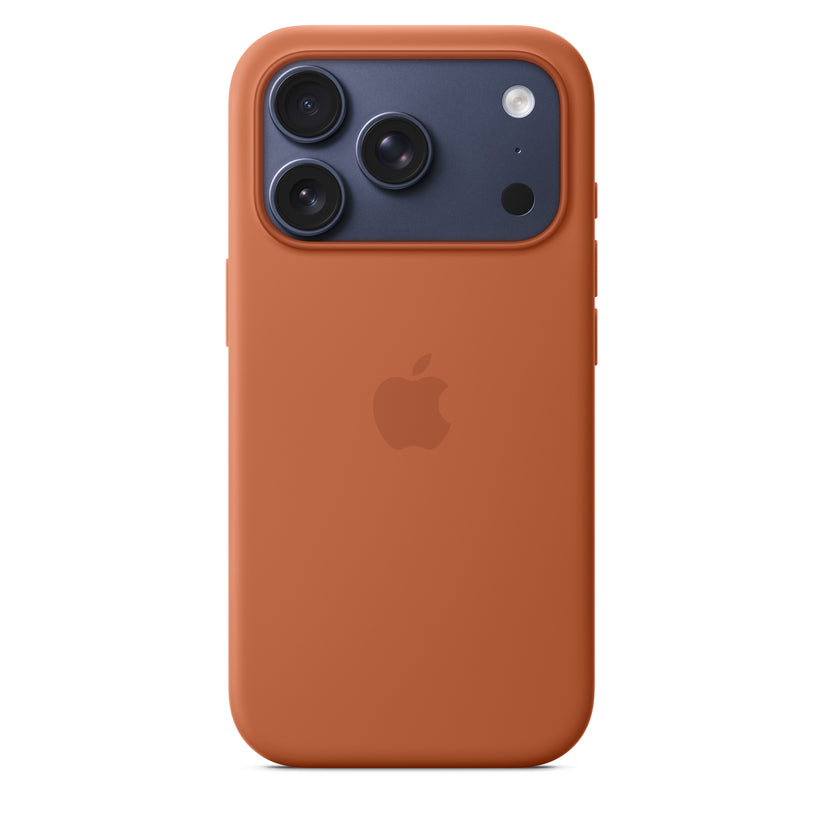 MagSafe-rögzítésű iPhone 17 Pro-szilikontok – terrakotta - iSTYLE HU
