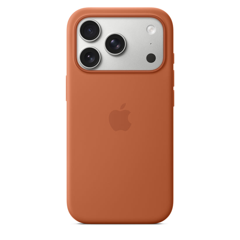 MagSafe-rögzítésű iPhone 17 Pro-szilikontok – terrakotta - iSTYLE HU