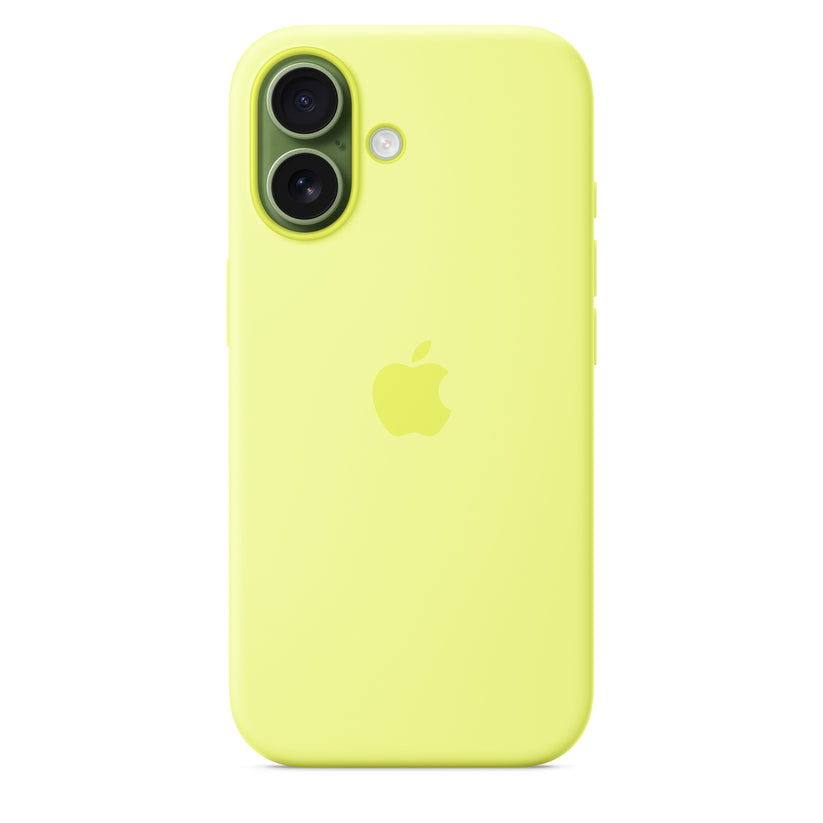MagSafe-rögzítésű iPhone 17-szilikontok - neonsárga - iSTYLE HU