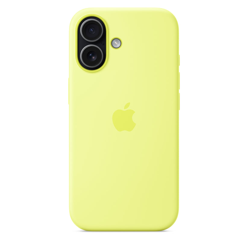 MagSafe-rögzítésű iPhone 17-szilikontok - neonsárga - iSTYLE HU