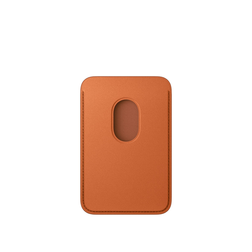 MagSafe-rögzítésű iPhone FineWoven-szövettárca – rókavörös - iSTYLE HU
