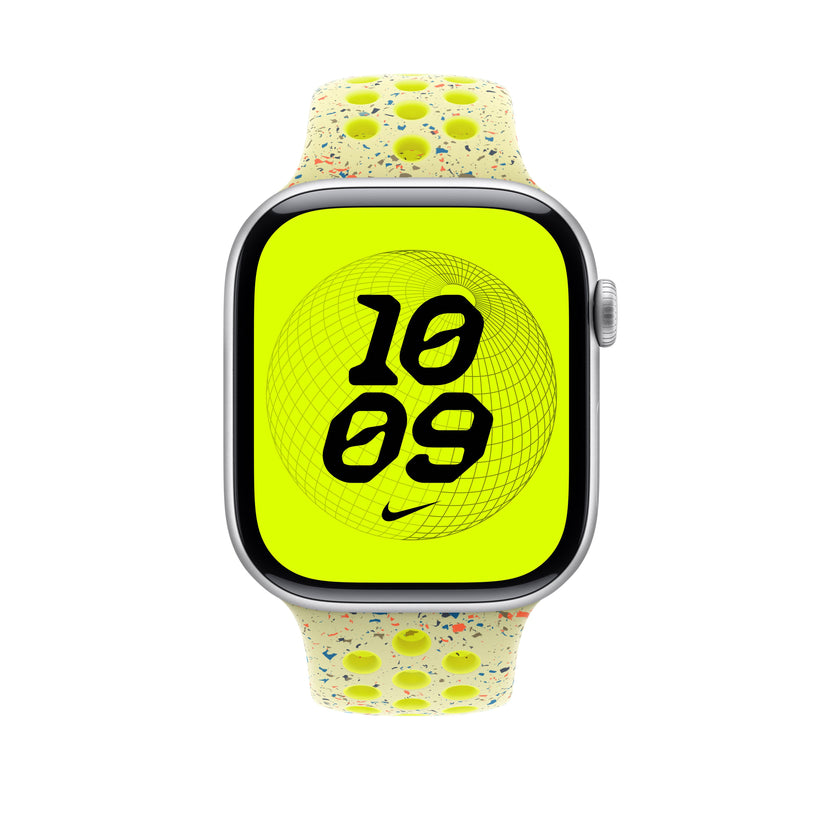 46mm neonzöld csobbanás Nike sportszíj - M/L - iSTYLE HU