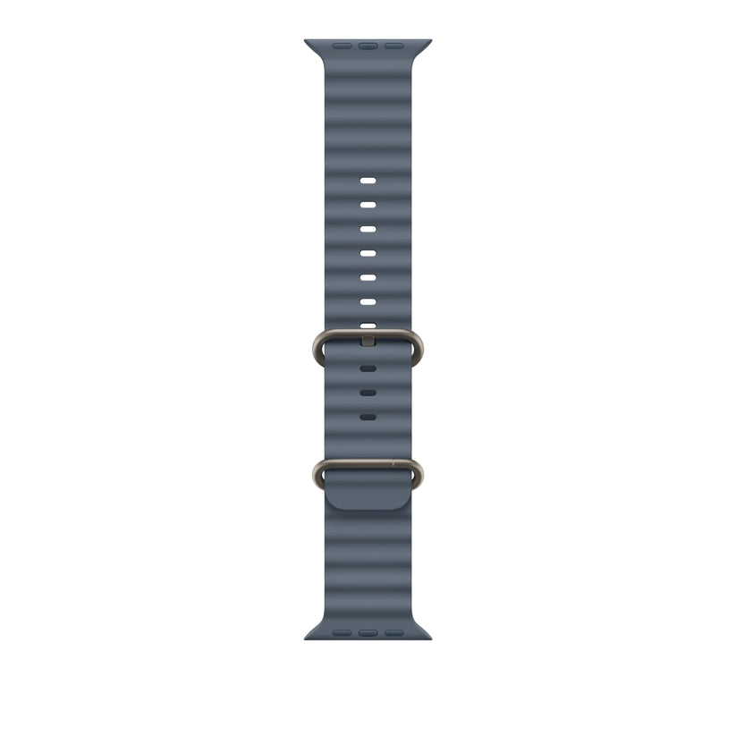 49mm acélkék Oceán szíj - natúr Titán bevonat - iSTYLE HU
