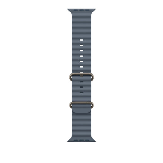 49mm acélkék Oceán szíj - natúr Titán bevonat - iSTYLE HU