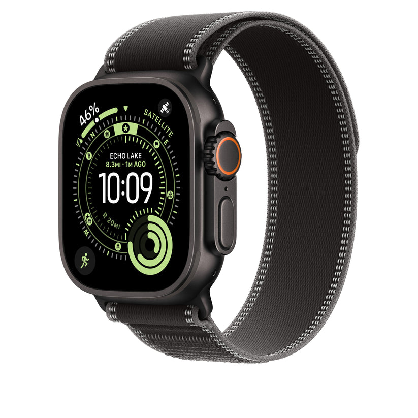 49mm fekete/hamuszürke Terep pánt - S/M - fekete Titán bevonat - iSTYLE HU